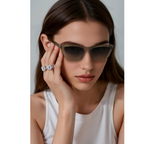 Gafas de sol grandes para mujer – Estilo vintage, livianas y cómodas 2039AC