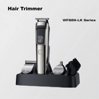 Set de cortapelos profesional con pantalla digital y múltiples accesorios