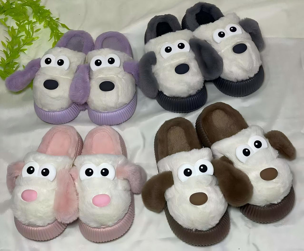 Pantuflas de invierno cálidas antideslizantes2
