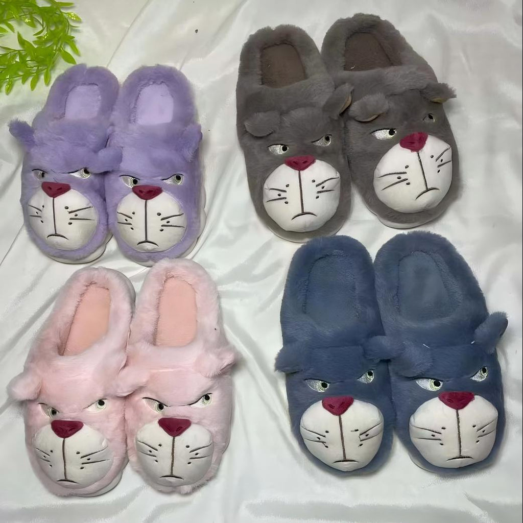 Pantuflas de invierno cálidas antideslizantes4