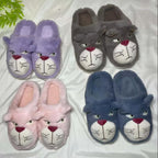 Pantuflas de invierno cálidas antideslizantes4