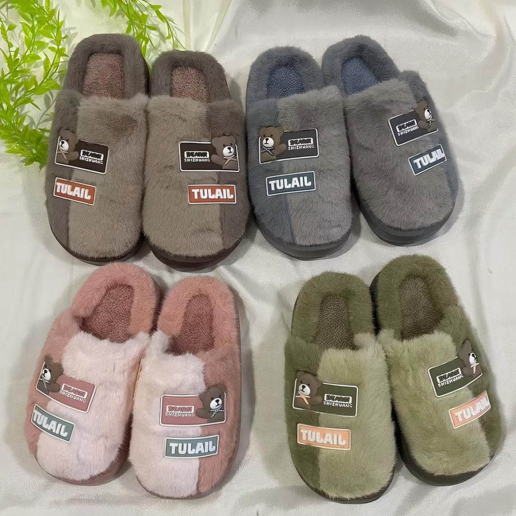 Pantuflas de invierno cálidas antideslizantes6