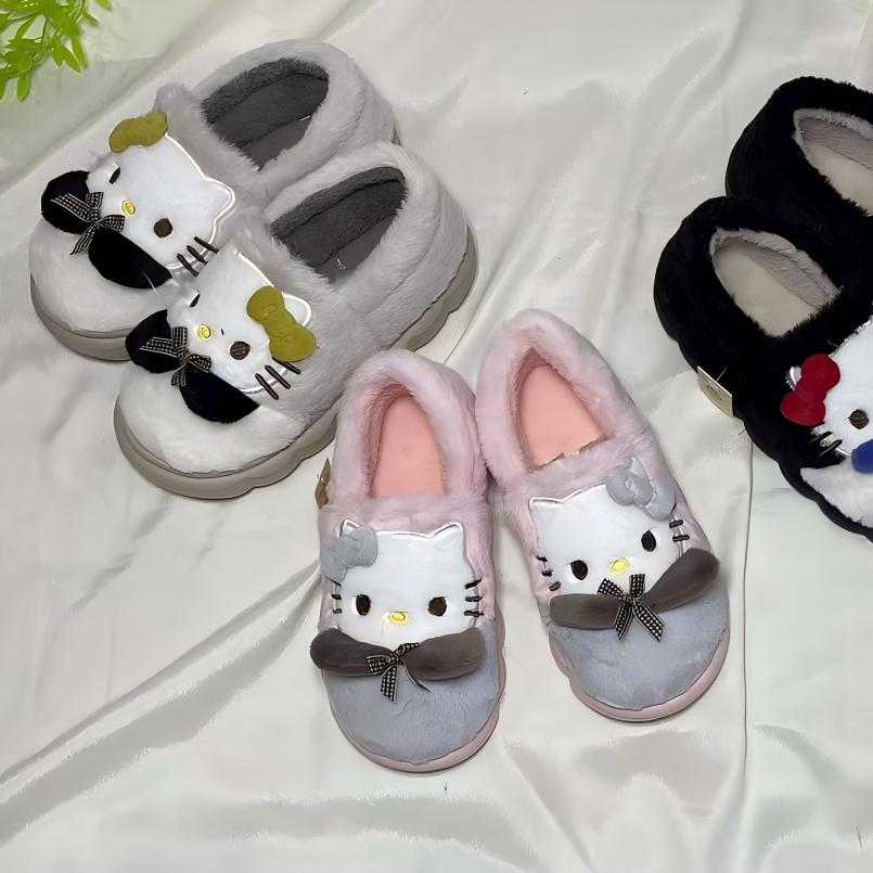 Pantuflas de invierno cálidas antideslizantes8