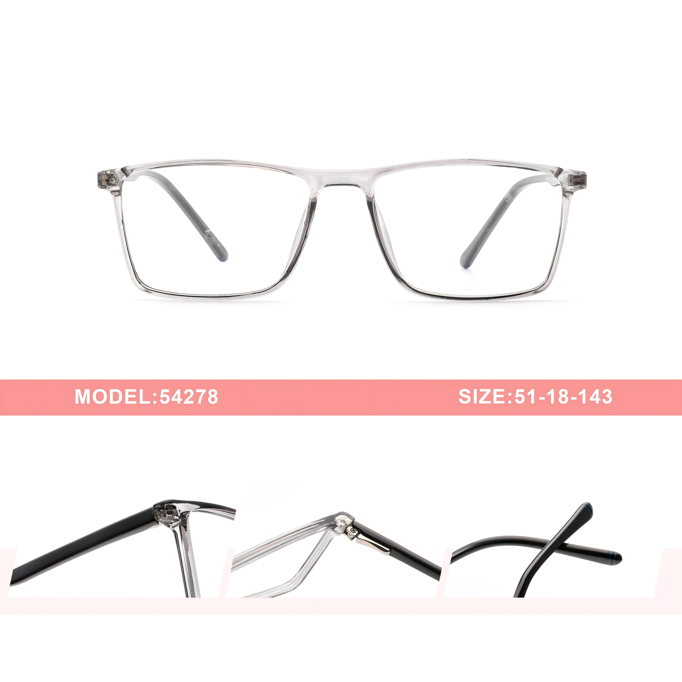 【Montura de gafas TR ultraligera】Nuevo diseño, resistente y disponible en varios colores #54278