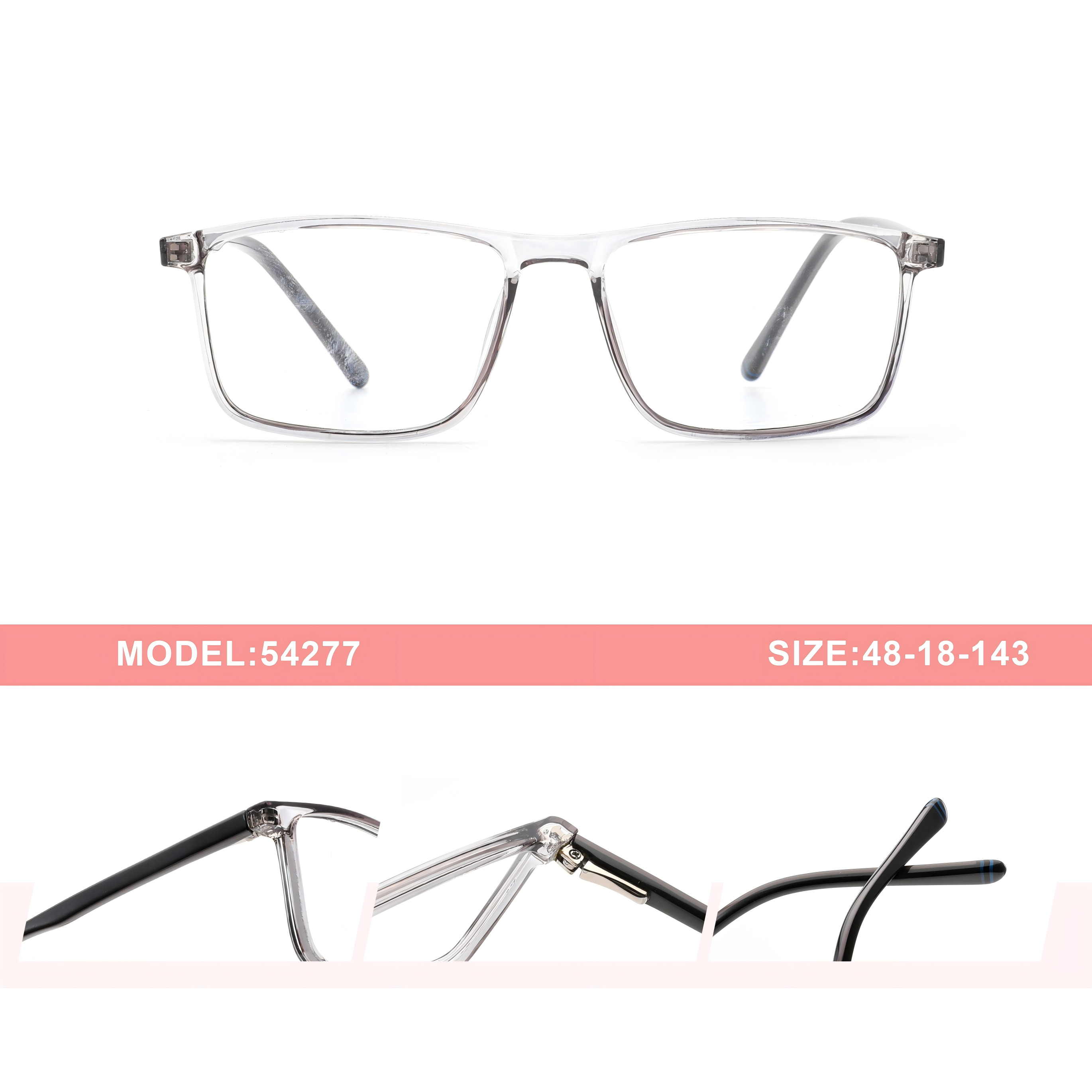 【Montura de gafas TR ultraligera】Nuevo diseño, resistente y disponible en varios colores #54277