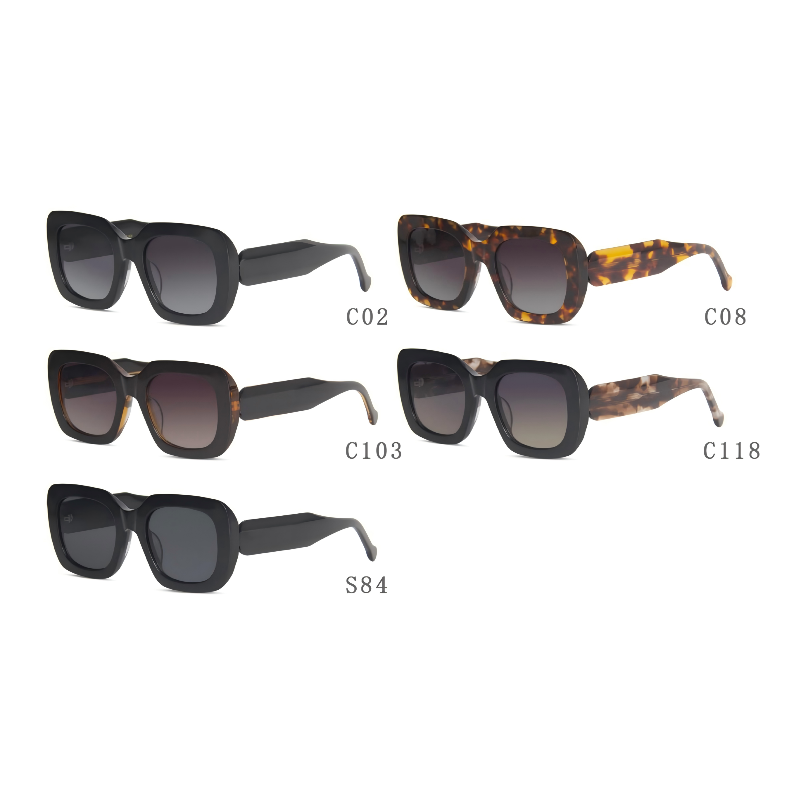 Lentes de sol femeninos – Ideal para conducir, playa o uso diario 2027AC