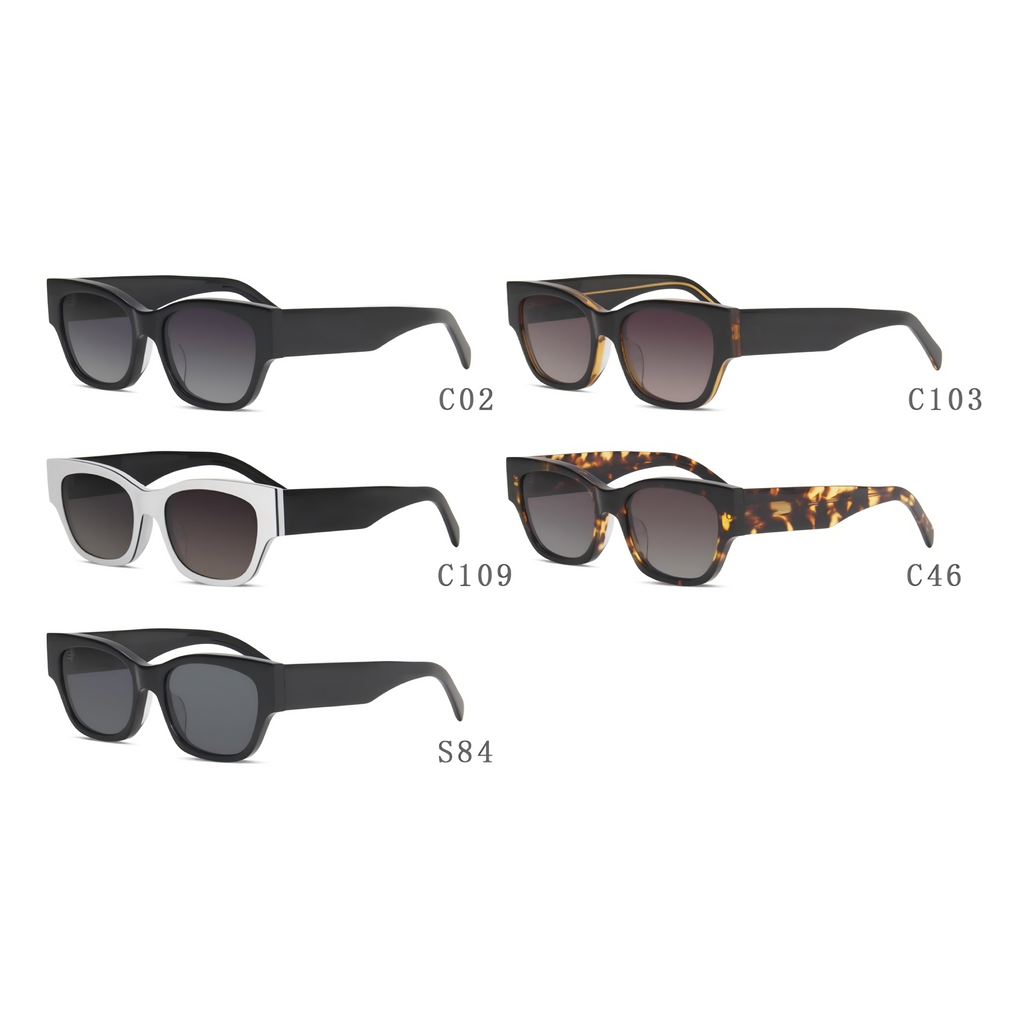 Gafas de sol de moda para mujer – Protección UV, marco de alta calidad 2028AC