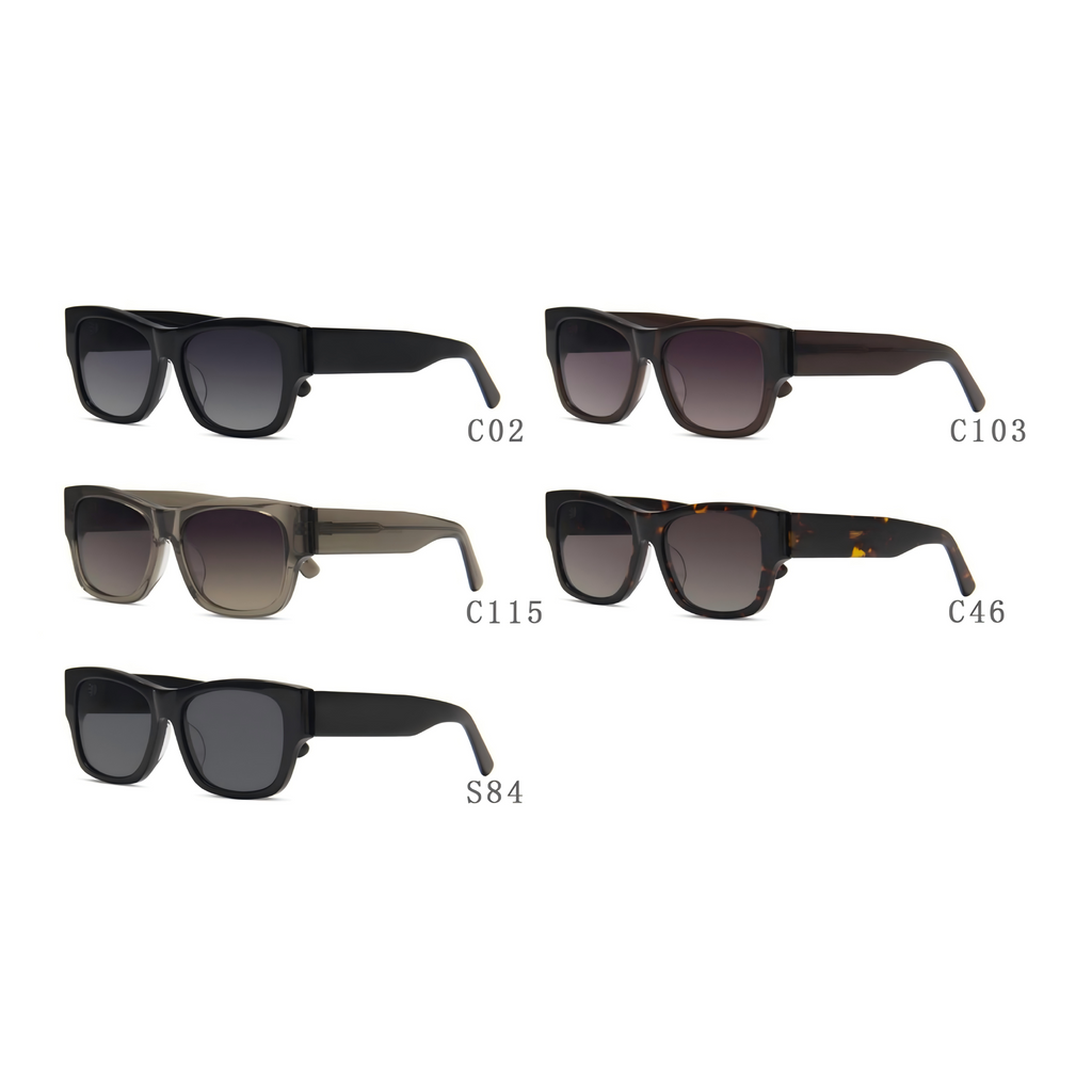 Gafas de sol grandes para mujer – Estilo vintage, livianas y cómodas 2043AC