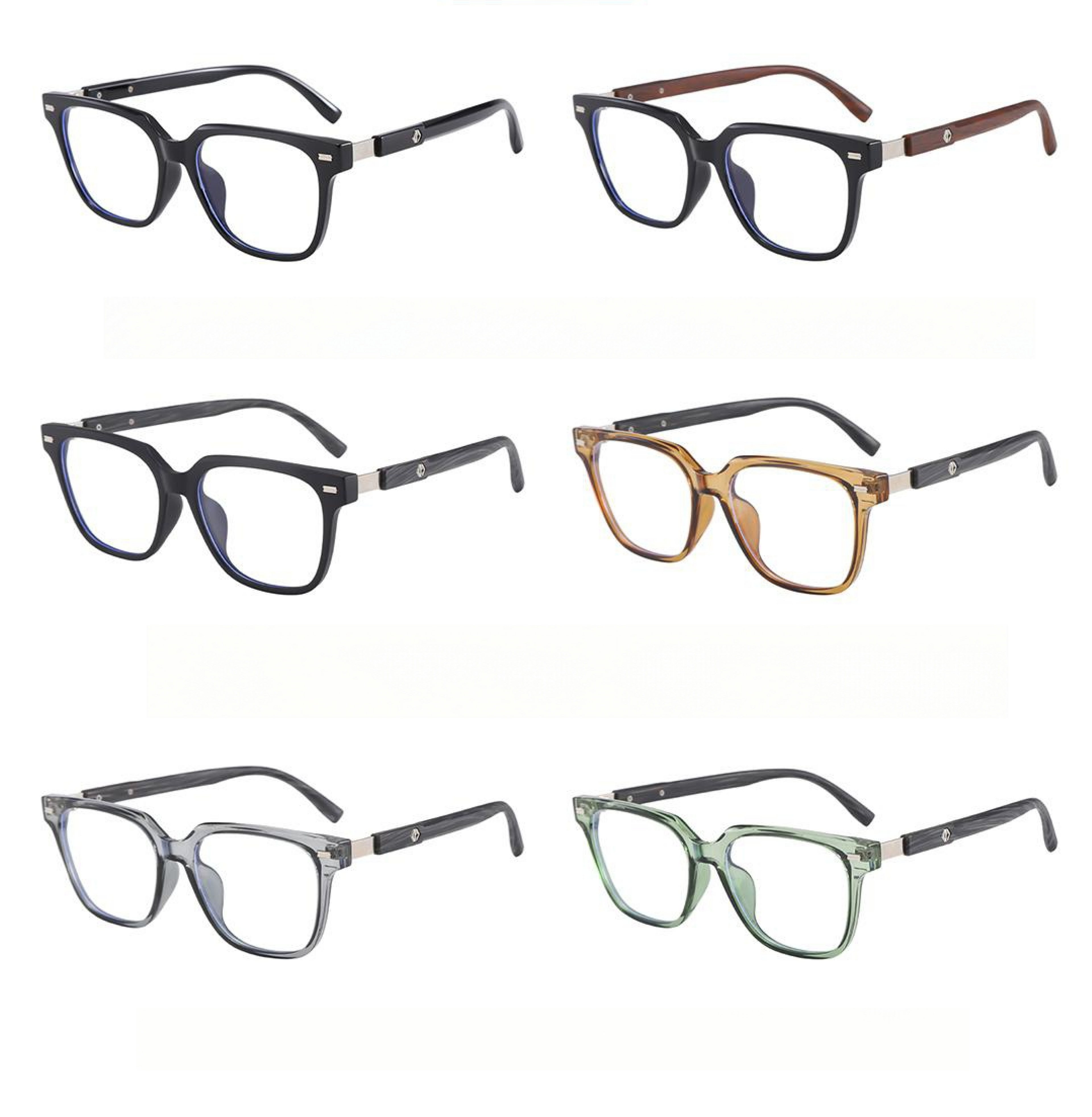Gafas TR90 efecto madera – monturas ultraligeras estilo natural--556