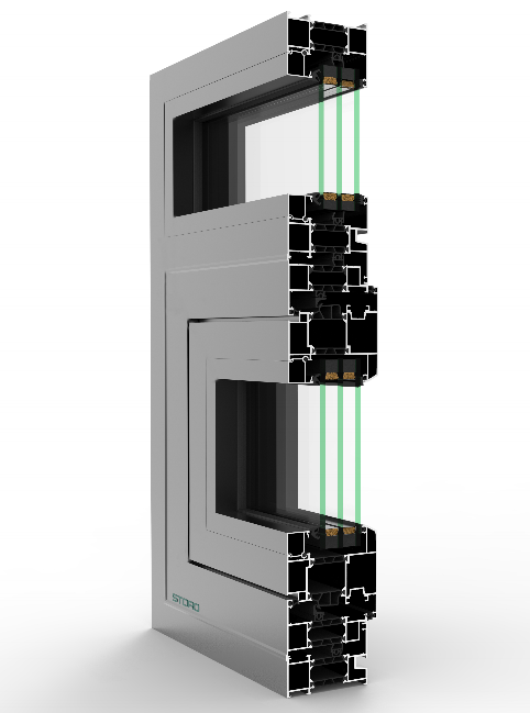 Ventanas de Aluminio con Vidrio Templado de Alta Calidad