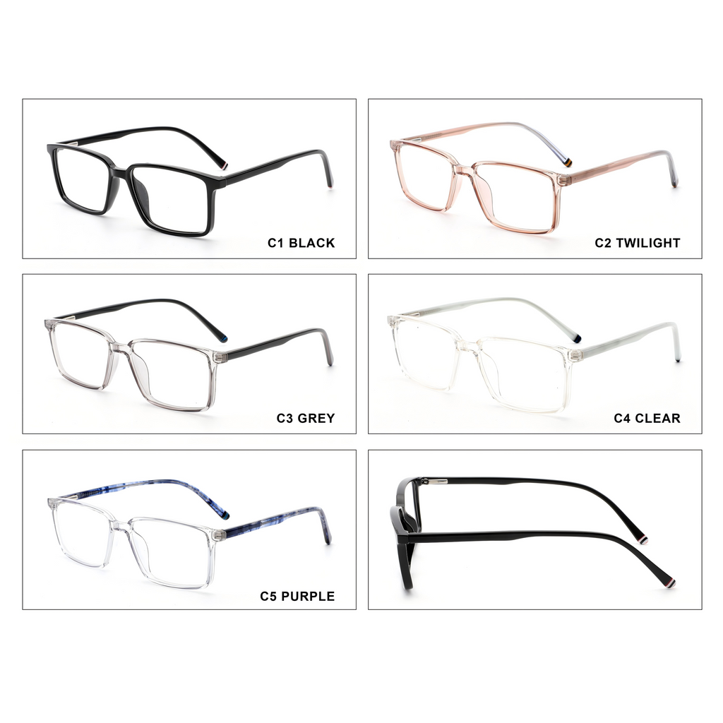 【Montura de gafas TR ultraligera】Nuevo diseño, resistente y disponible en varios colores #54271