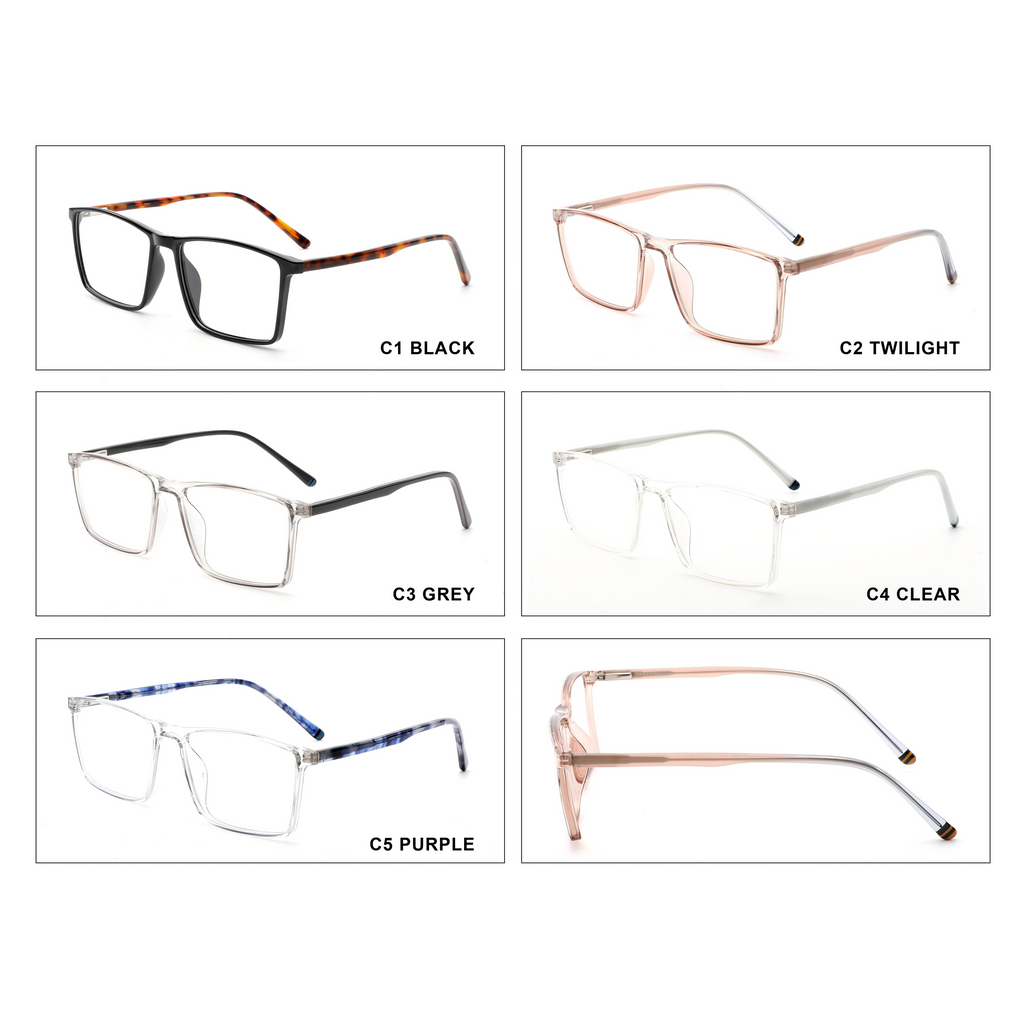 【Montura de gafas TR ultraligera】Nuevo diseño, resistente y disponible en varios colores #54275