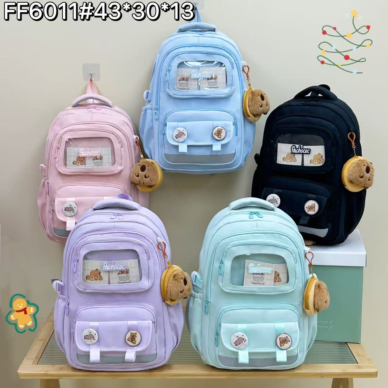 Mochila de moda para mujer, mochila casual, tela Oxford impermeable