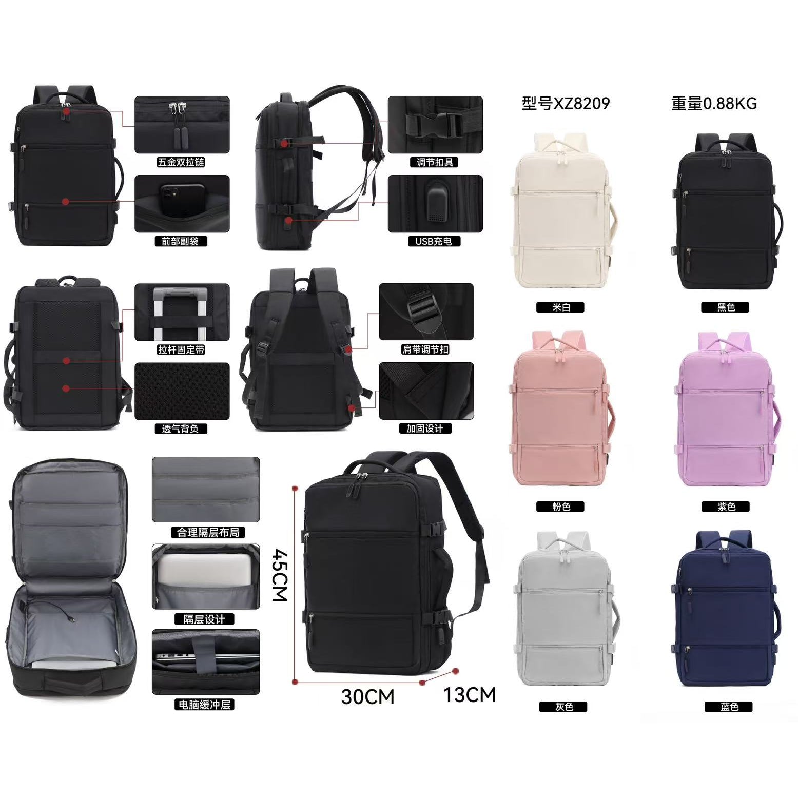 Mochila Casual para Hombre y Mujer