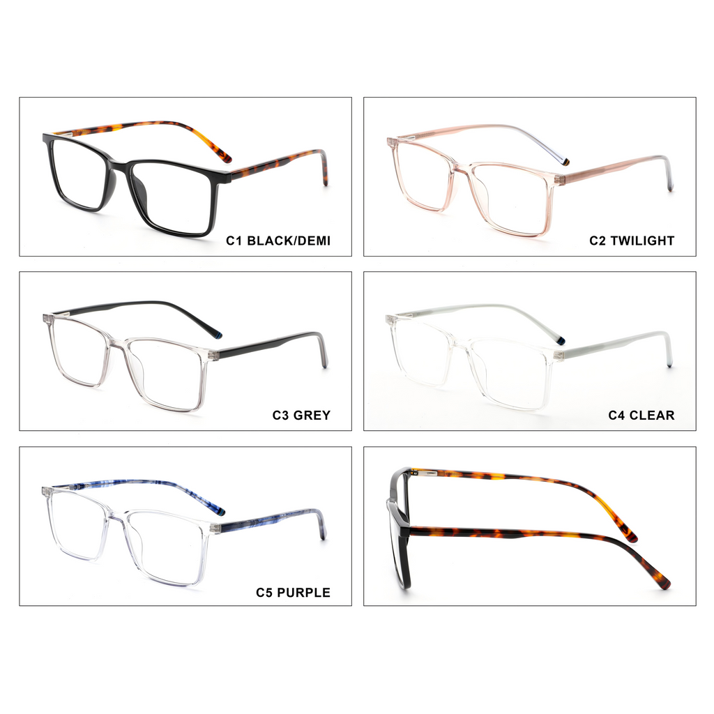 【Montura de gafas TR ultraligera】Nuevo diseño, resistente y disponible en varios colores #54274